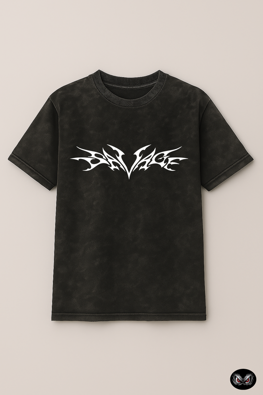 SAVAGE MODE - Acid wash black