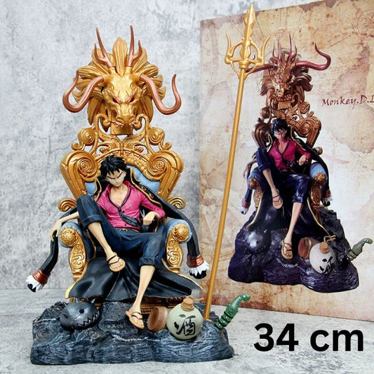 34 CM Luffy throne king