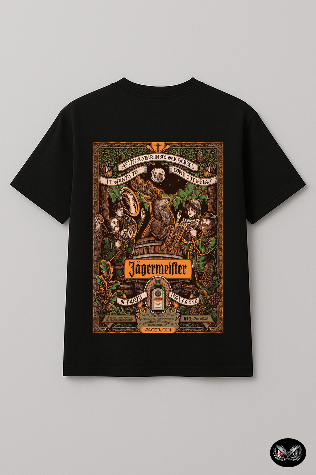 JAG-ER Stag Graphic Tee - oversized fit