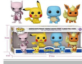 Pokimon POP set of 4