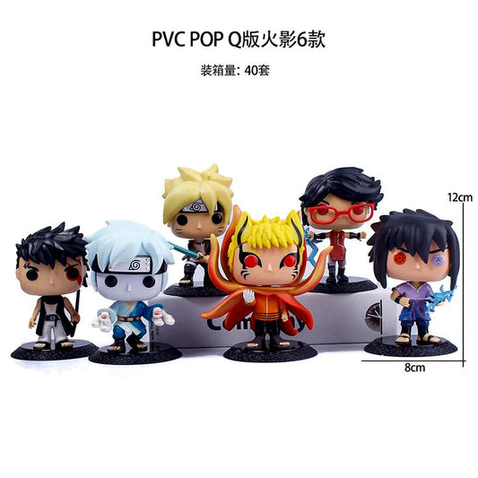 NARUTO pop set of 6 - 12 CM each