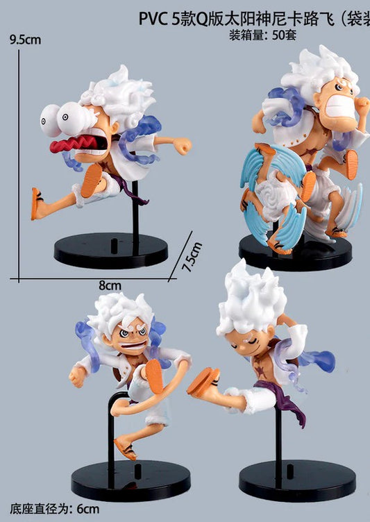 Luffy gear 5 (set of 4)