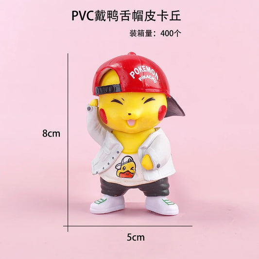 Pikachu HIP HOP mini figure - 8 cm