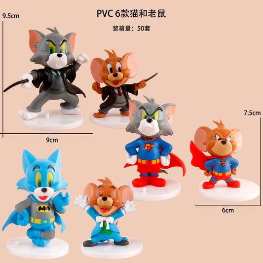 Tom & jerry Superhero set of 6